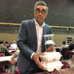 Annie Murphy Instagram - The number of pierogis and bacon bits in the containers this man was taking so he could have "a nice little dinner later" doesn't even come close to representing how much I love him. Happy birthday, my sweet Euge.