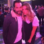 Annie Murphy Instagram - He grew his beard back so we're cool again. @crownsalts #wift @cbc 📸 @eonehomevideo