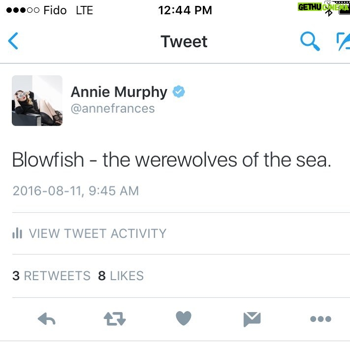 Annie Murphy Instagram - What do Twitter people know about huge jokes with massive viral potential?!? You tell them, people of INSTAGRAAAAAAAAAAM!