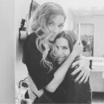 Annie Murphy Instagram - "Hey Annie! Whose beautiful, sweet, perfect, angelic, extraordinary, talented head and face do you miss mashing into your breast-region the most?", asked nobody this morning. " @sarahplevy DUH", I aggressively screamed back. . HAPPY BIRTHDAY SWEET SARSIE!