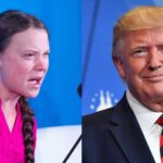 Annie Murphy Instagram - The face on left belongs to @gretathunberg , who is passionately leading a crusade to save our planet by calling on world leaders to take serious and immediate action to protect our environment before it’s too late. 🌎 The face on the right is a hideous representation of the many powerful people who are choosing to turn a blind eye to climate change and the well-being of future generations, in favour of making more money. 🌎 Greta is fighting for all of our lives, the lives of the people we love, and the lives of people we will love one day. She needs to be seen, and she needs to be heard.