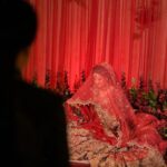 Armeena Khan Instagram - Guess who the groom is? ☺️ Featuring @Armeenakhanofficial & @feslkhan ❤ • Direction & Decor: @nkdecor_official • Location: @thakehammanor • Videography & Photography @moazzamalifilms @theqaboolweddingltd • Bridalwear, Groomswear & Jewellery : @hoor_qasim • Armeena's Hairstylist: @hairbyruksana • Armeena's Makeup: @foziatawfiq • Jewellery Box @mubaraka_uk • Henna: @hennabysadaf • Fresh Florals : @floralboutiquebyasma