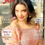 Armeena Khan Instagram - This weeks cover girl for @socialdiarymagazine 🧚🏻✨ Outfit 👗: @loveshackfancy Stylist: @minahil.maneka Earrings: @zara Hair 💁🏻‍♀️ : @catherineboden Manchester City Center