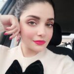 Armeena Khan Instagram - It’s all about 🎀🎀 for those asking. For those asking my lip colour is by a company called Morphe in “steamy” (I found them in Manchester City Centre).