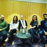 Armeena Khan Instagram - Had the pleasure of sitting on @fifi.haroon’s panel in London discussing the effects of Pakistani films and dramas on the diaspora and society . @lahorelitfest and it was great reconnecting with @iharoonrashid @ainy_jaffri_rahman and @adnanmalik1 @britishlibrary #lahoreliteraryfestival