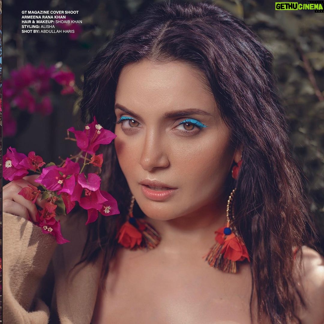 Armeena Khan Instagram - Cover Shoot 📸📸 Shot by @abdullahharisfilms Hair and Makeup @shoaibkhan.thestylist Hair colour and cut by @catherineboden Styling and outfits by @arshcsgram Magazine @gt_magazine @ozmadness #GTmagazine #CoverGirl #Photoshoot