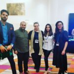 Armeena Khan Instagram - Had the pleasure of sitting on @fifi.haroon’s panel in London discussing the effects of Pakistani films and dramas on the diaspora and society . @lahorelitfest and it was great reconnecting with @iharoonrashid @ainy_jaffri_rahman and @adnanmalik1 @britishlibrary #lahoreliteraryfestival