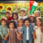 Armeena Khan Instagram - An A.I generated photo of 🇵🇸 children being children because I couldn’t find anything other than body parts at the min 💔💔. In this alternative reality, they’re thriving, happy and prosperous. I hope that we get to this in our lifetimes. I hope they no longer know sorrow. I hope to see only smiles and laughter. 🤲🏽 I want this for children all over the world. 🌏🌎🌍 🤲🏽🤲🏽🤲🏽 @happy_children_of_palestine