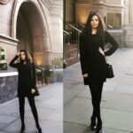 Armeena Khan Instagram - Who wore it best? :D #blackisthenewblack #Manchester #homediaries #bossladymindset