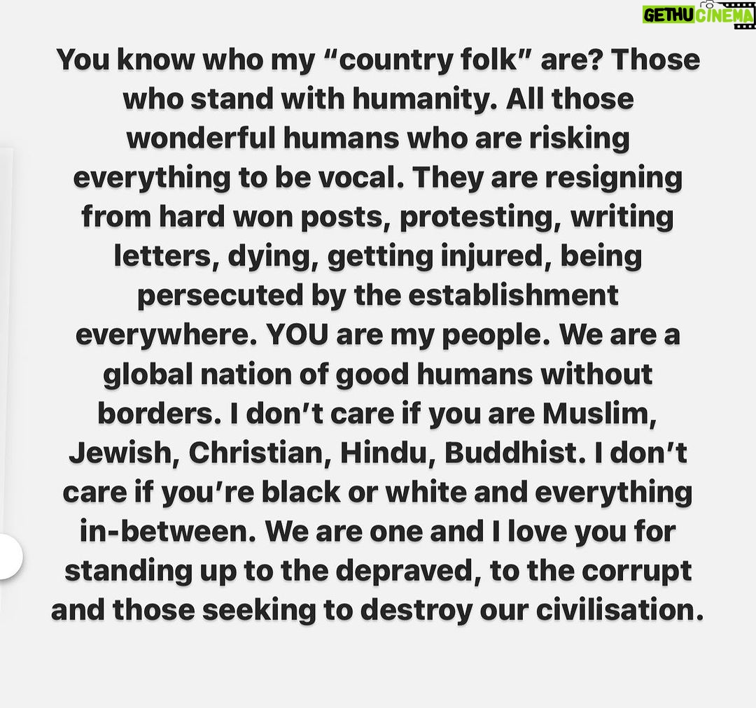 Armeena Khan Instagram - Thank you for standing up for the innocent people of π΅πΈπ΅πΈ. Love to humans everywhere. Say NO to Isr*li agression! πππ