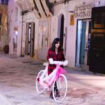 Armeena Khan Instagram – This is how I roll, PINK and fluffy with a flat tyre 🤪 #Italy #Puglia #monopoli Polignano a Mare
