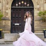 Armeena Khan Instagram - Dress by @fatimakhanfashion Photo by @aatifatizafarofficial Coordination by @rohama.riaz #eidmubarak ❤️❤️ Manchester, UK