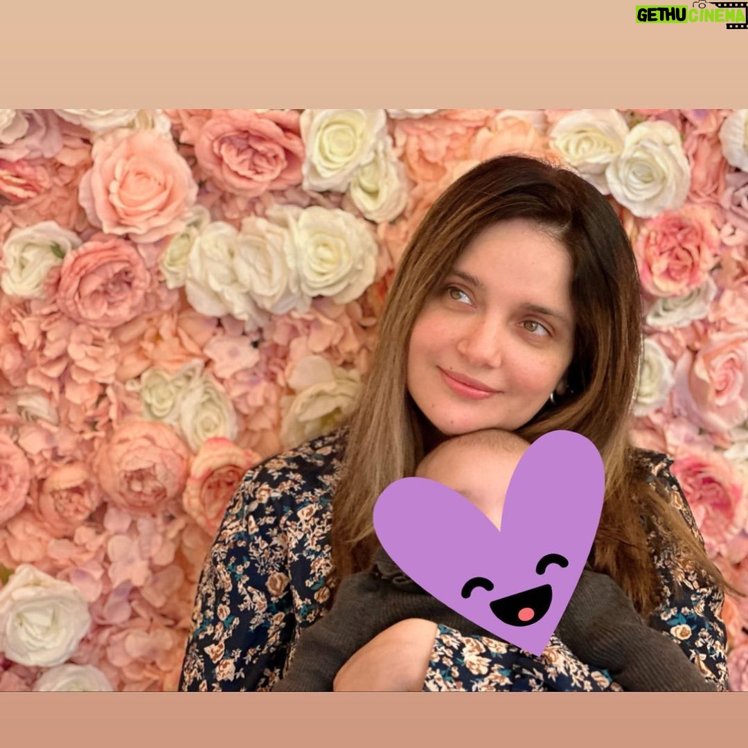 Armeena Khan Instagram - Slow down baby girl! You’re growing up too fast. I’m not done with your newborn phase yet. 🥺🥺