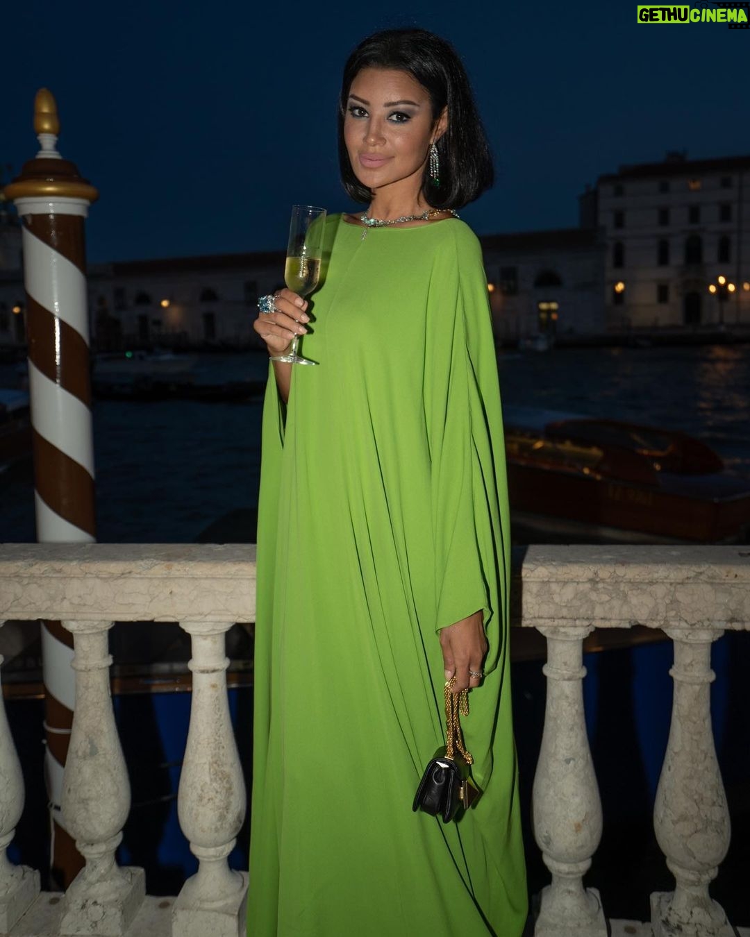 Arwa Gouda Instagram - #dress and #bag by @maisonvalentino #jewellery @alessio_boschi_jewels #stylist @youmnamoustafa #photographer @anumphotography π swipe left for details of the The FOUR RIVERS #necklace, which sets over 345 #carats of #Paraiba and is an hommage to the #Navona Square, the impressive #aquamarine and #opal ring #FONTANA DEL MORO ( the moor fountain) designed by genius @alessio_boschi_jewels #art #artpiece #uniquejewelry #mahyarqajar #venicefilmfestival #venicefilmfestival2022 #fashion The St. Regis Venice