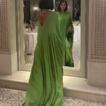 Arwa Gouda Instagram - More #loVe from #venice #styled by @youmnamoustafa #dress @maisonvalentino #jewelry The FOUR RIVERS #necklace, over 345 carats of Paraiba and is an hommage to the #Navona Square, and the #aquamarine #ring FONTANA DEL MORO ( the moor fountain) @alessio_boschi_jewels #mobilephotography #arwa #arwagouda #venicefilmfestival #cinema #italy #egypt #venicefilmfestival2022 #uniquejewelry #art #artpiece #fashion The St. Regis Venice