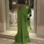 Arwa Gouda Instagram - More #loVe from #venice #styled by @youmnamoustafa #dress @maisonvalentino #jewelry The FOUR RIVERS #necklace, over 345 carats of Paraiba and is an hommage to the #Navona Square, and the #aquamarine #ring FONTANA DEL MORO ( the moor fountain) @alessio_boschi_jewels #mobilephotography #arwa #arwagouda #venicefilmfestival #cinema #italy #egypt #venicefilmfestival2022 #uniquejewelry #art #artpiece #fashion The St. Regis Venice