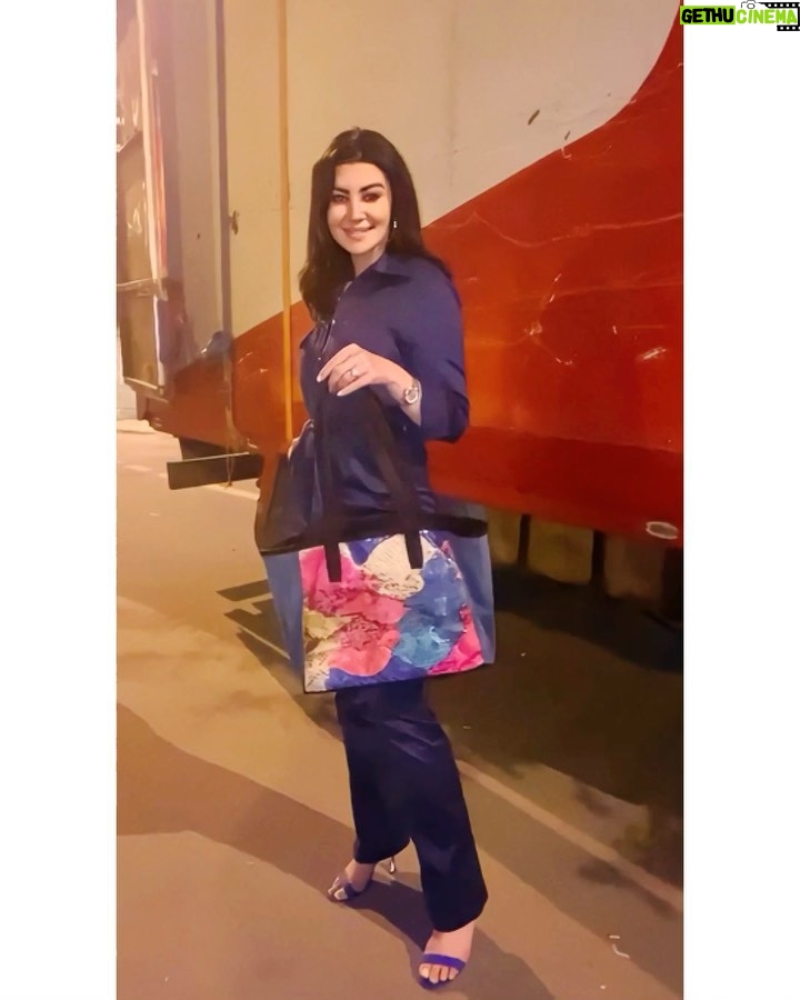 Arwa Gouda Instagram - #styled by @gehadabdalla #handbag by @mahaalsagheer #jumpsuit by @tiyi.official #makeup @asfora_asfor #hair karim Sobky Cairo, Egypt