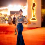 Arwa Gouda Instagram - #ciff43 #closing #ceremony #styled by @nadakhedrr #outfit @maisonsaedi #clutch @omnisclutches #makeup @rosealfredmakeup #hair @alfredandmina #egypt #cinema #festival Cairo Opera House