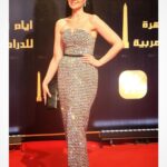 Arwa Gouda Instagram - #أيام_القاهرة_للدراما_العربية #styling @youmnamoustafa #dress @hanyelbehairyhautecouture #makeupartist @ahmedelkhawaga1 #jewelry @glamour.jewellery #photographer @engy._ayman Cairo Opera House