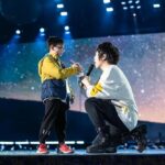 Ashin Instagram - 剛開完會 只想把全世界最美好的事物給你們 無論過程複雜地有多麼難以相信 那些漫長討論的夜晚 那些快樂練團的時光 看著石頭帶著老花眼鏡看譜 我才意識到我們不是當年的小伙子了 更多的責任 更多的期待 更多的編曲 更多的夥伴 AE Premiere Photoshop 達芬奇 Final cut Unreal Protools⋯ 連續半年高溫運轉的GPU CPU 整個視訊室風扇聲大到像停機坪 三個完整演唱會大屋頂吊起五顆球 另外一顆龐然巨球複雜的配種 完全燒腦的球面算圖與貼圖方式 這一生恐怕不會再遇到了吧⋯ ( 不過每次演唱會後都這麼說 ） 不過， 不知道能唱到那時候呢？ 雖然說5525是巡迴 終究⋯ 沒有人知道下一場在哪裡？ 不過 誰在乎呢？ 就算這一切只存在世界上一次 我只想把全世界最美好的事物都給你 毫無保留 因為 你值得我們這麼做 你真的值得。 因為你真的值得。 台中洲際棒球場