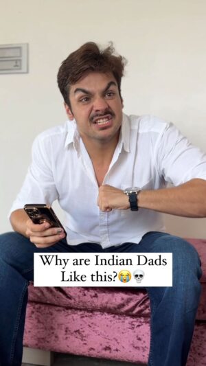 Ashish Chanchlani Instagram - Why do Indian dads always think everything is our fault? WHY? 
#IPLonJioCinema #TVDekhoTohAise #IndianDads