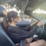 Ashu Reddy Instagram - One life!! One car.. Mustaaaang!!❤️ #ashureddy #missingmycar #firstlove #mustang #motorhead #carlovers #throwback #Vegas #longdrive #USA ⭐️