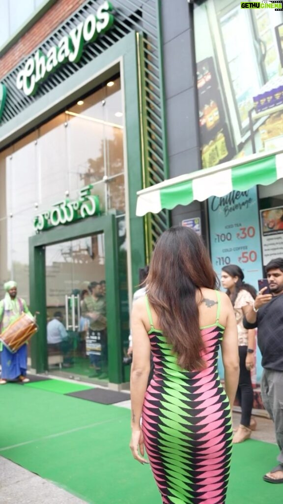 Ashu Reddy Instagram - For the grand opening of @chaayos Banjara Hills❤️ #ashureddy #chailovers #chaayos #tealover ✅ @marksmediacommunications