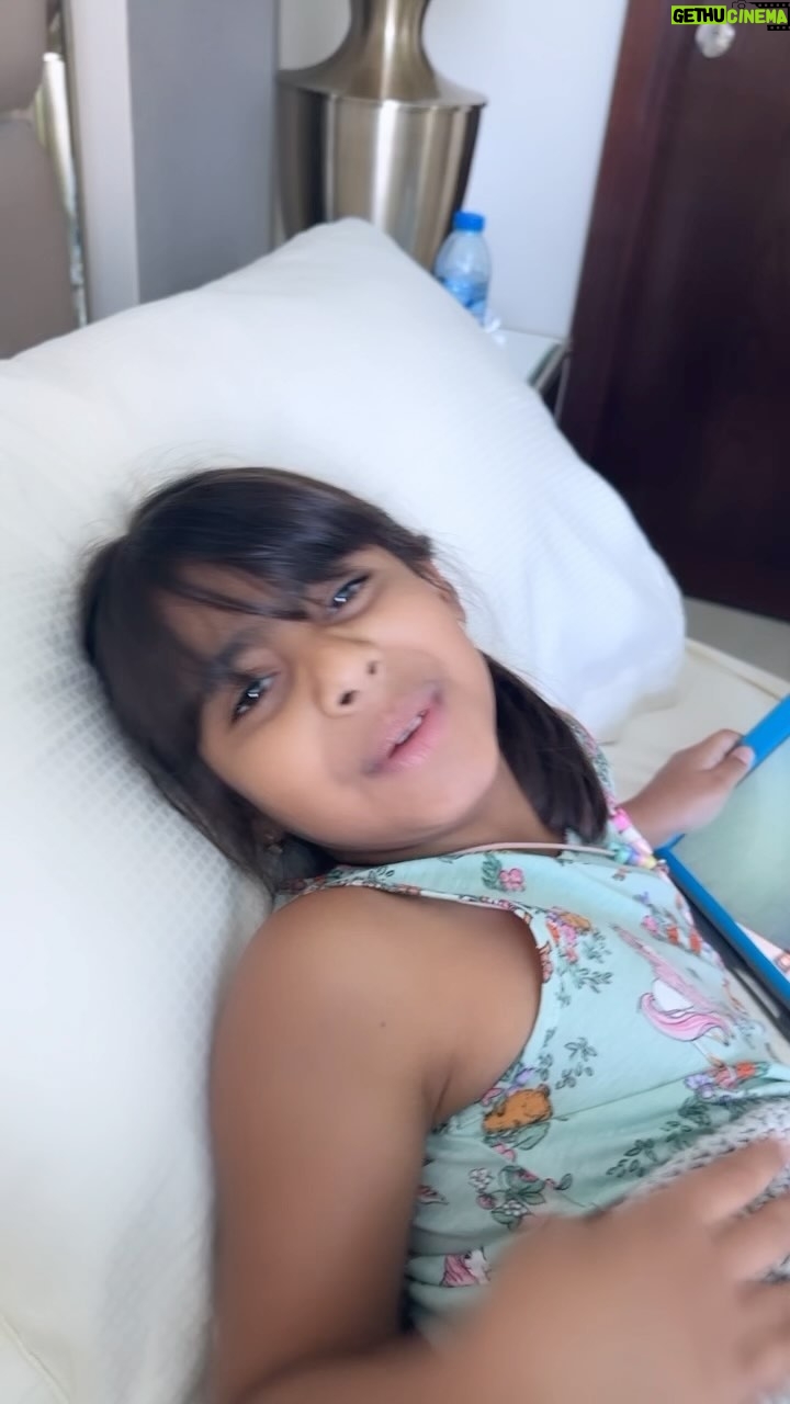 Ashu Reddy Instagram - Baby sitting my way🤣🤣 #ashureddy #neice #funnytime #familymoments 😊 Dallas, Texas