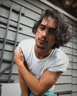 Avan Jogia Instagram - Did a un-ironic wet T-shirt shoot with the @lizgillz. 
💧💧💧