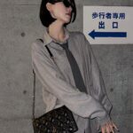 Ayaka Miyoshi Instagram - 👽🩶🎮🫗🐈‍⬛ #ootd #dior #gentlemonster #adsb #anderssonbell #irury