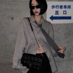 Ayaka Miyoshi Instagram - 👽🩶🎮🫗🐈‍⬛ #ootd #dior #gentlemonster #adsb #anderssonbell #irury