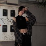 Ayaka Miyoshi Instagram - tops: @alexanderwangny pants: @wonem_official shirt: @ssstein_design belt: @matinkim_seoul shoes: @nike @ambush_official #alexsanderwang #wonem #stein #martinkim #nike #ambush