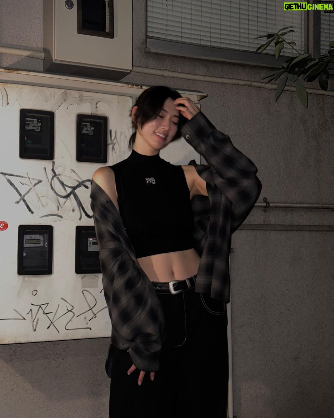 Ayaka Miyoshi - 136K Likes - tops: @alexanderwangny
pants: @wonem_official
shirt: @ssstein_design
belt: @matinkim_seoul
shoes: @nike @ambush_official
#alexsanderwang
#wonem
#stein
#martinkim
#nike
#ambush