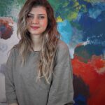 Baraa Al Zubaidi Instagram - كيف يمكن للبذرة أن تصدق أن هناك شجرة ضخمة مخبأة داخلها ؟ ما تبحث عنه موجود بداخلك. لوحة بعنوان علم المناخ climatology(قلب المناخ) قياس 100x100 #abstractart #baraa_gallery #art