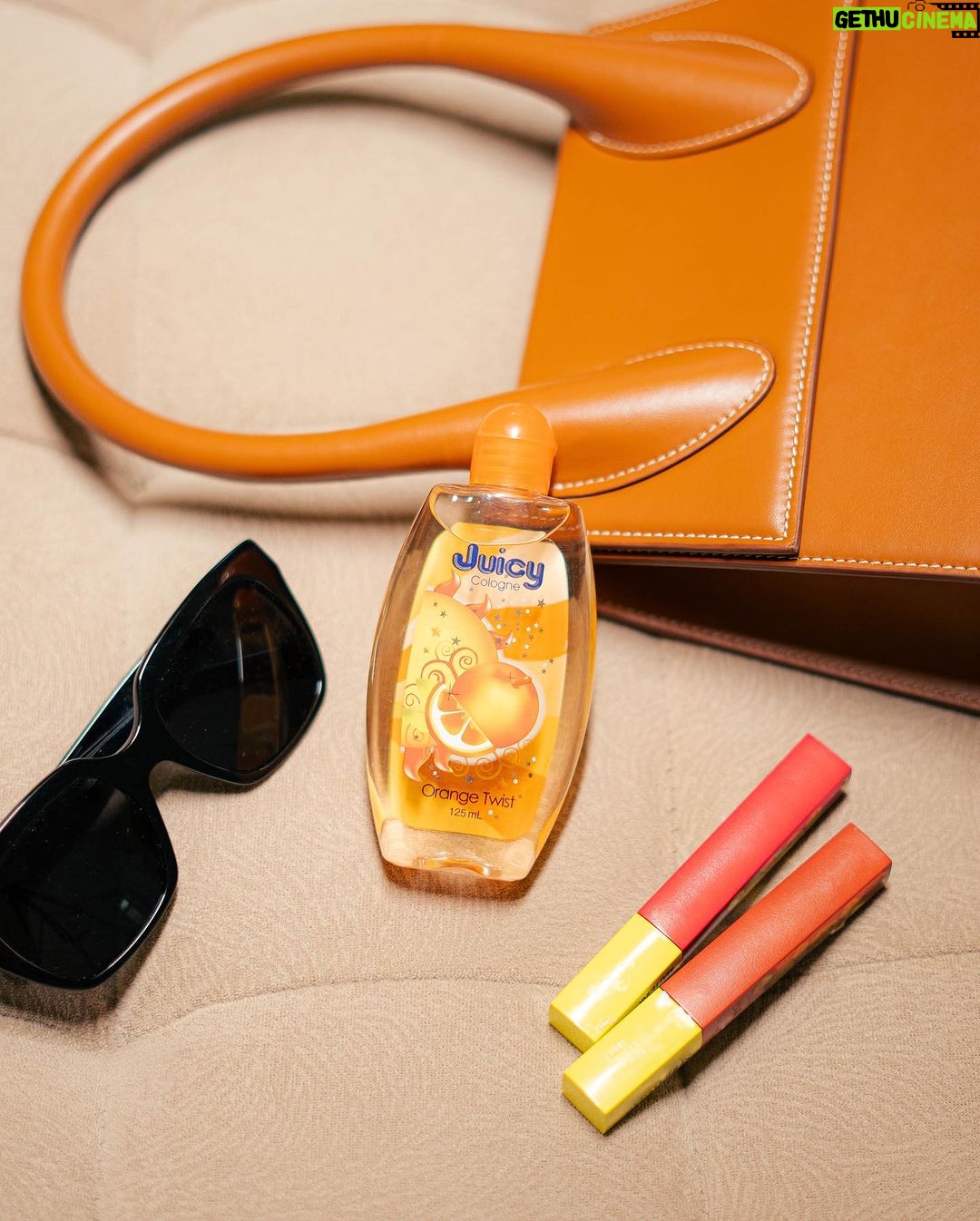 Belle Mariano Instagram - Letting my sweetness shine in this beautiful place and guess who's here with me, making every moment sweeter? My sweet companion, Juicy Cologne!🥰 It really has its own magical way of making every moment even more unforgettable.❤️