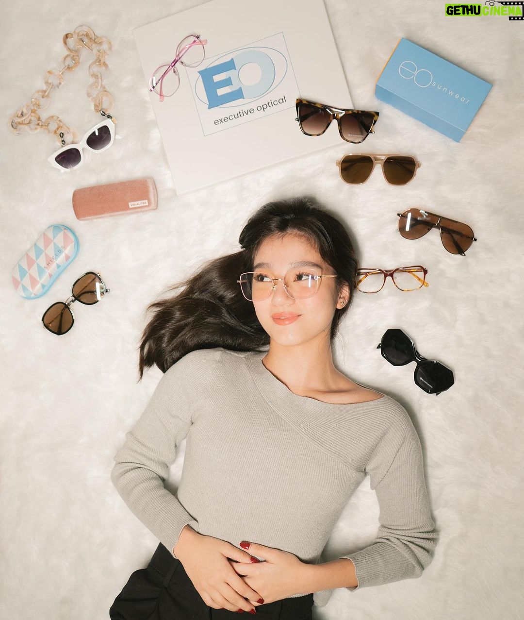 Belle Mariano Instagram - Upgrading my look with these eyewear from @executiveoptical ✨ ✔️ comfortable ✔️ fashionable ✔️ sustainable (made from recycled materials) Protect your eyes and buy your pair today! #LoveYourEyes #BeYouBeEO