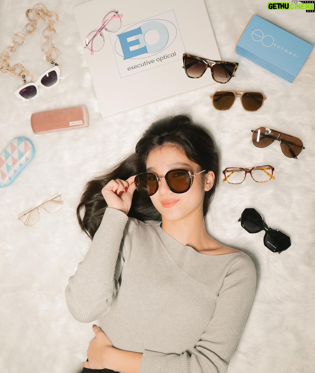 Belle Mariano Instagram - Upgrading my look with these eyewear from @executiveoptical ✨ ✔️ comfortable ✔️ fashionable ✔️ sustainable (made from recycled materials) Protect your eyes and buy your pair today! #LoveYourEyes #BeYouBeEO