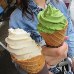 Belle Mariano Instagram - matcha & peach 🍦