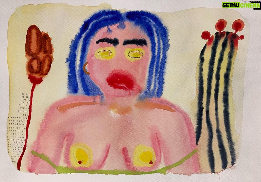 Berta Vázquez Instagram - PARADISE Watercolor - pen