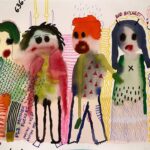 Berta Vázquez Instagram - BAD BITCHES Watercolor / Marker / Pen on paper