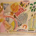 Berta Vázquez Instagram - ‘ Sweet dreams or a beautiful nightmare ‘ 57 x 74 cm Watercolor
