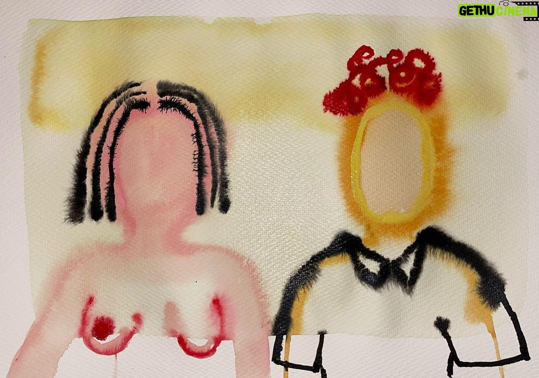 Berta Vázquez Instagram - PARADISE Watercolor - pen