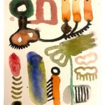 Berta Vázquez Instagram - Mini Paintings on Watercolor “ Toys “