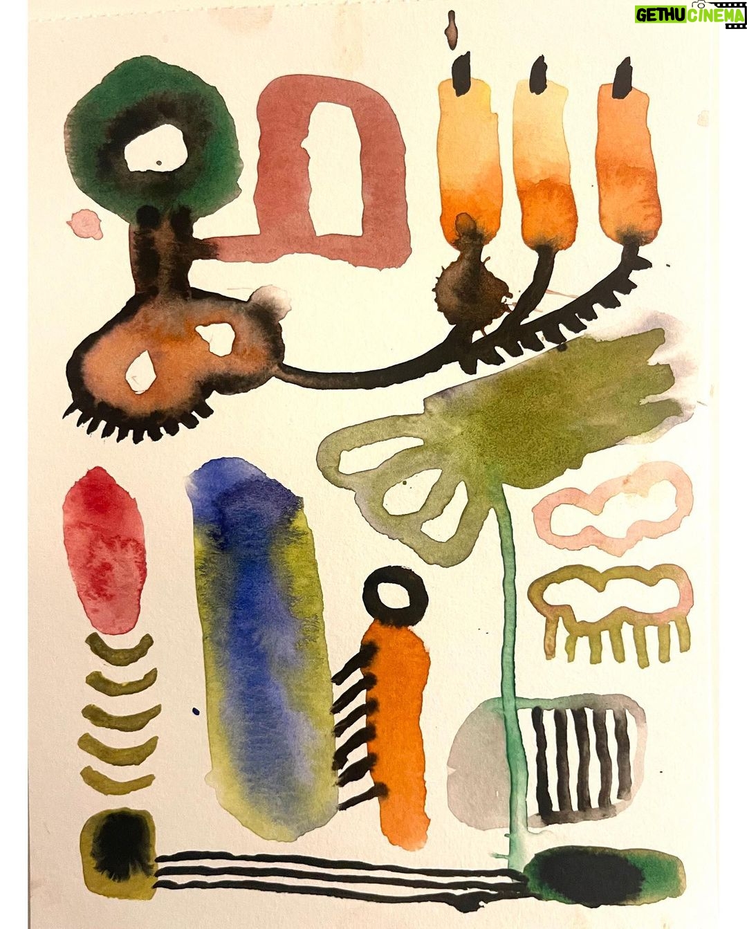 Berta Vázquez Instagram - Mini Paintings on Watercolor “ Toys “