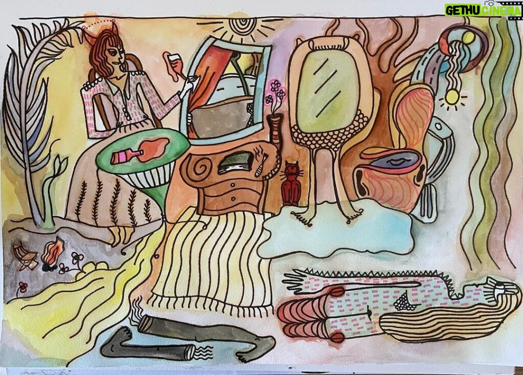 Berta Vázquez Instagram - Unconscious - Conscious Moments of the week Watercolor