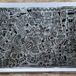 Berta Vázquez Instagram - “ Flashback “ Foil. 46 x 33 cm. 🩹