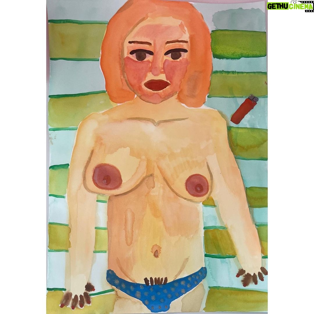 Berta Vázquez Instagram - Perfectly fine - watercolor