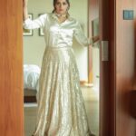 Bhavana Instagram - 🤍🦢🕊️🩶 Outfit & Styling @sabarinathk_ Hair @jeenamakeupartist 📸 @pranavraaaj #Bhavana #BhavanaMenon #Mrsjune6