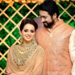 Bhavana Instagram - ♥️♥️♥️ #WeddingReception #BhavanaNaveen #Bhavana #BhavanaMenon #Mrsjune6