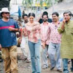 Bhavana Instagram - Twenty years ago,on this day I walked into the sets of Malayalam movie 'NAMMAL' .. my debut movie-Directed by Kamal sir-and I became 'Parimalam' (My character name )A slum dweller who talks in thrissur slang !! I still remember the way I sulked when they finished my Make-up, saying 'No one is gonna recognize me' 😆!!!I was a child myself and I did it anyway !!But now I know ,I couldn't have asked for a better debut !!So many success so many failures, setbacks ,pain,happiness, love, friendships...but all of these shaped me as the person who I am today !!Im still learning and unlearning so much !! When i pause for a second and look back , all I'm feeling is 'GRATITUDE' !! And I continue this journey with that same gratitude and same fear which I had in me as a new comer!! And I’m so excited for the journey ahead of me !! Also we miss you jishnu chetta 💔 PS: That smile on my dad's face is priceless and I miss that 💔 Thank you @jayaprakash_payyanur for the pics !! It's pure Gold !! #MalayalamMovie #NammalMovie #DirKamal #Parimalam #DavidKachapillyFilms #Sukumar #Bhavana #BhavanaMenon #Mrsjune6 #JishnuRaghav #SidharthBharathan #RenukaMenon #SuhasiniManiratnam #Noolunda #20YearsOfBhavana #Bhavana20 #Gratitude #ThankYouMyWellwishers #ThankYouMyHaters